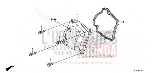 CYLINDER HEAD COVER WW125EX2F de 2015